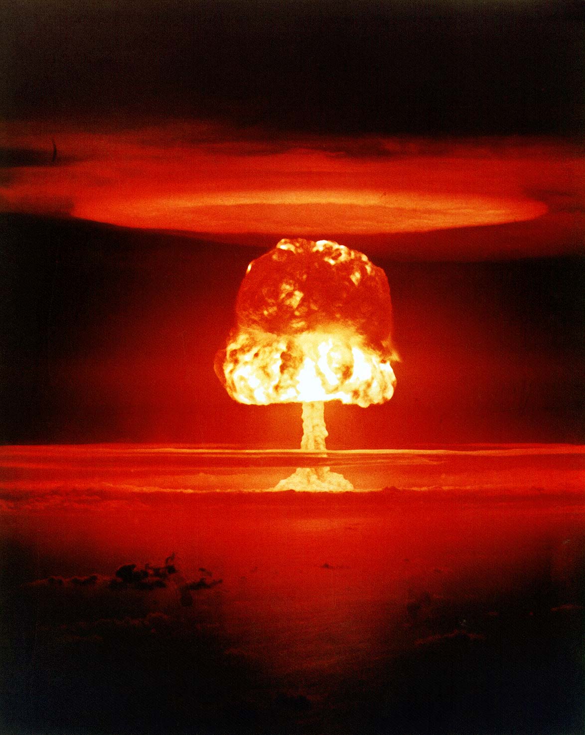 Thermonuclear bomb explosion